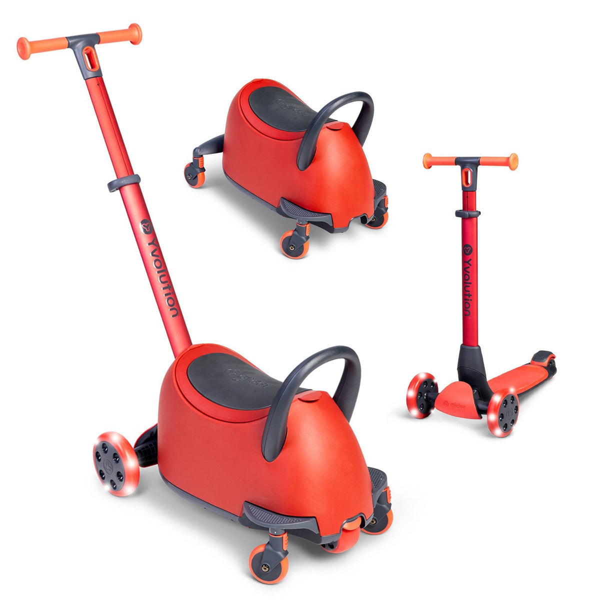 Red 5-in-1 Kids Scooter A11498