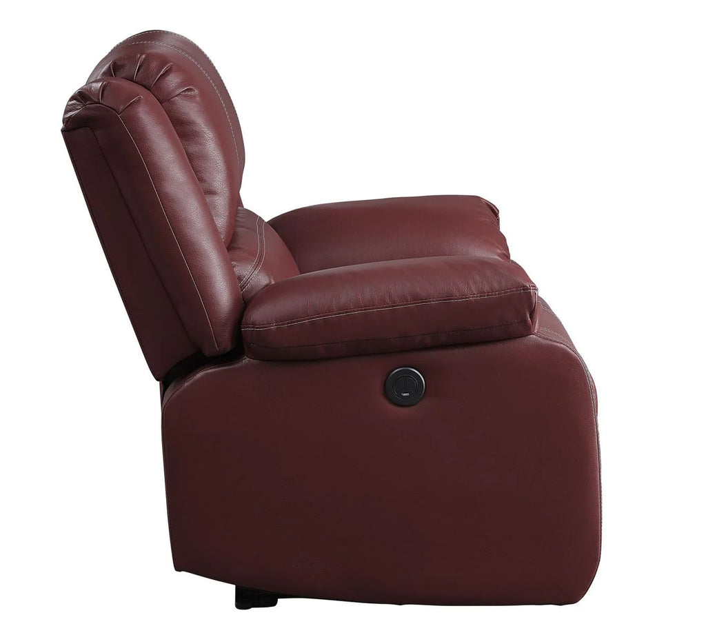 Red Pu Power Recliner I571548