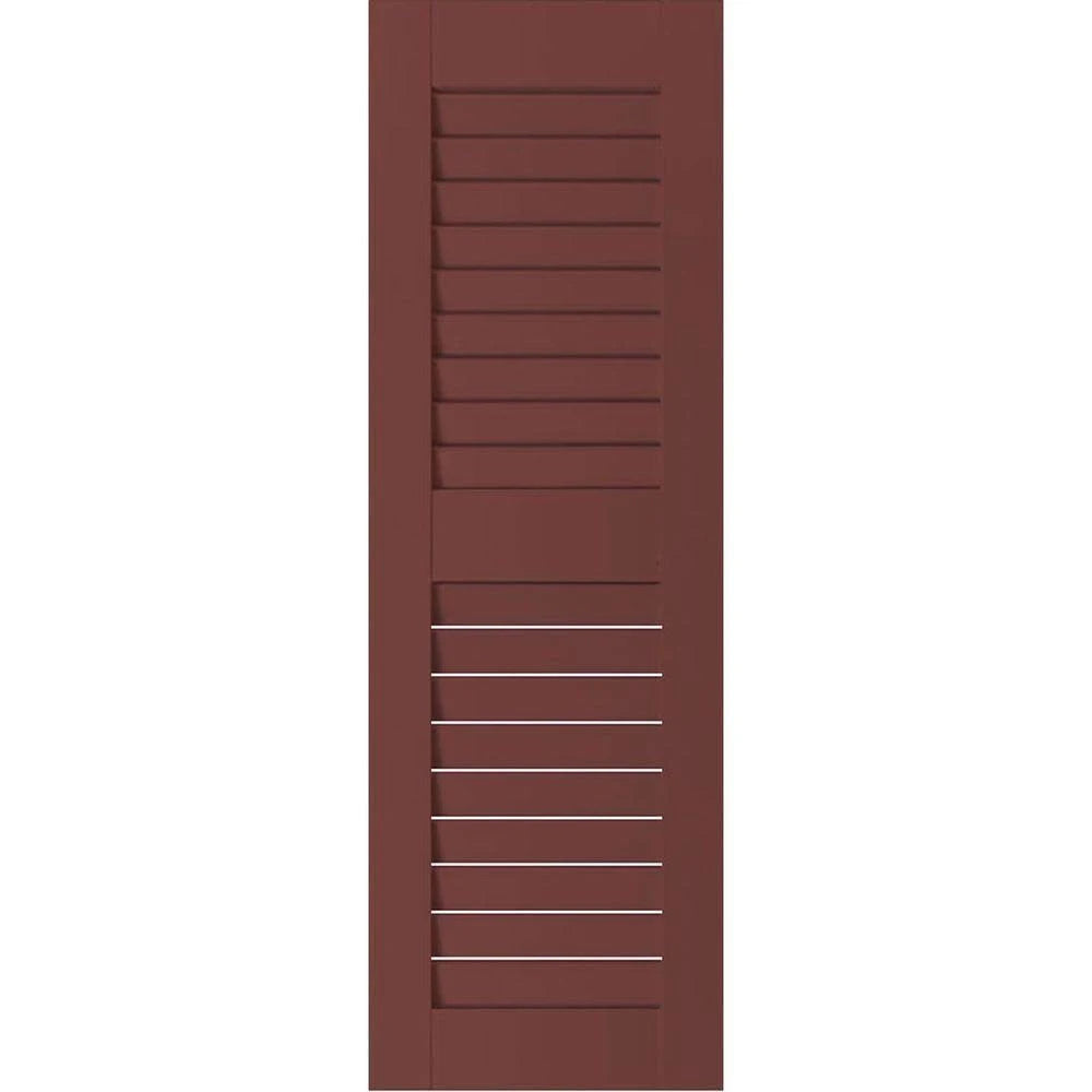 Sapele Mahogany Louvered Shutters Pair C33414