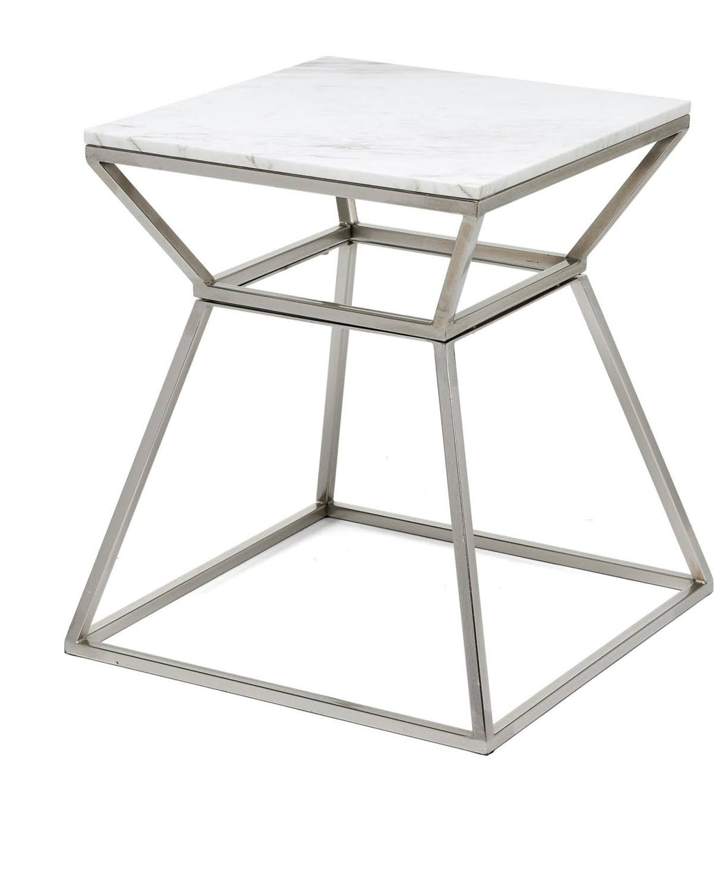 Silver Marble Side Table U3262