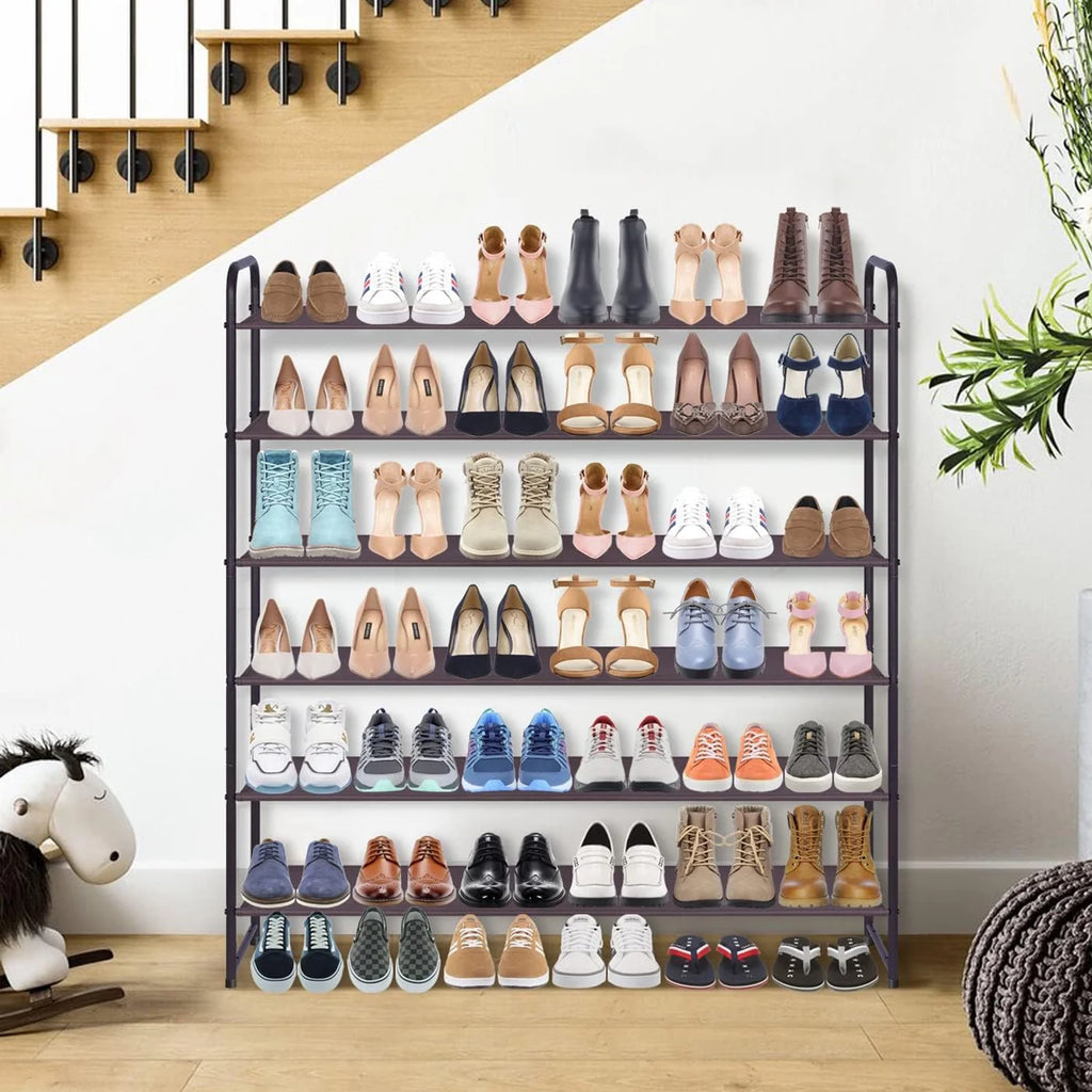Bronze 6 Tier Metal Shoe Rack O865