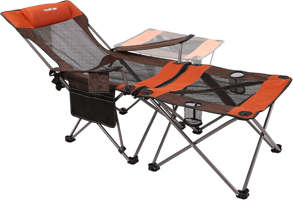 Folding Mesh Camp Chair with Carry Bag X657524