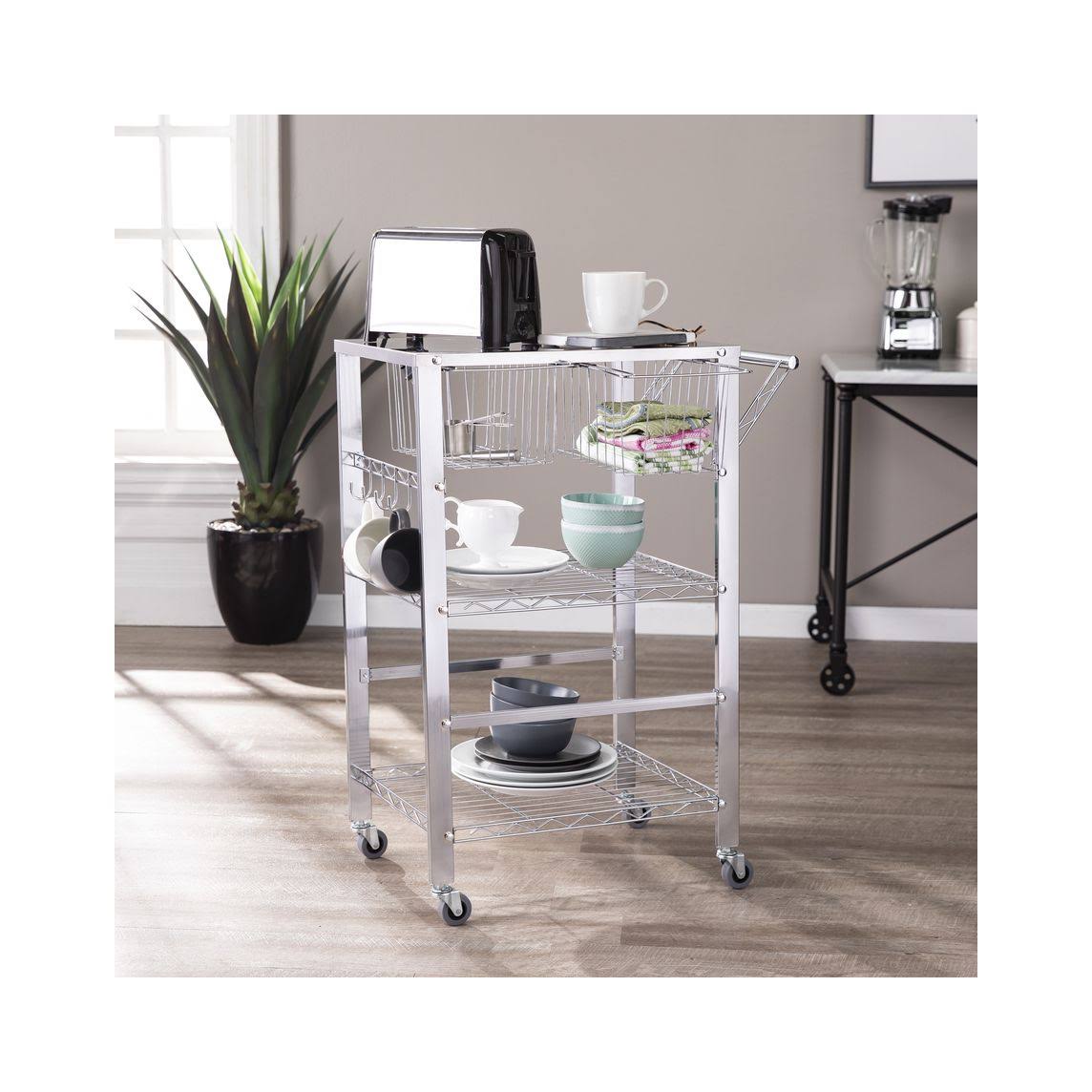 Metal Serving Cart O497
