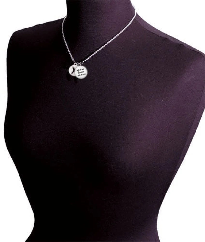 Silvertone Mini Green Four Leaf Clover Heart Necklace X470680