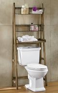 Wood Ladder Shelf with Baskets U62236