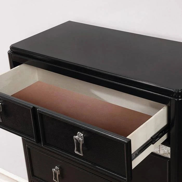 Black Nightstand P25155