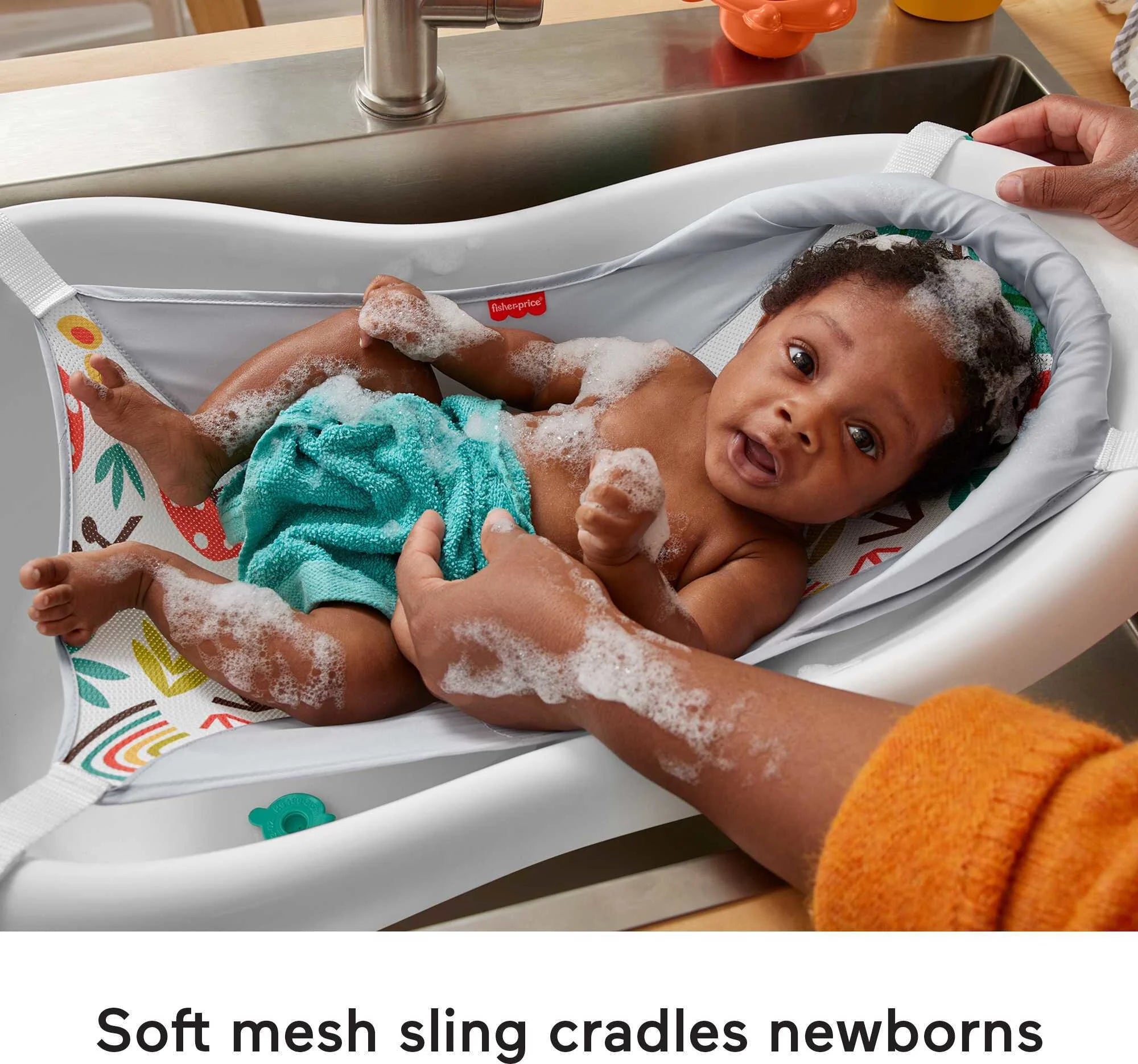 4-in-1 Sling ‘n Seat Tub Baby to Toddler Bath with 2 Toys U38664