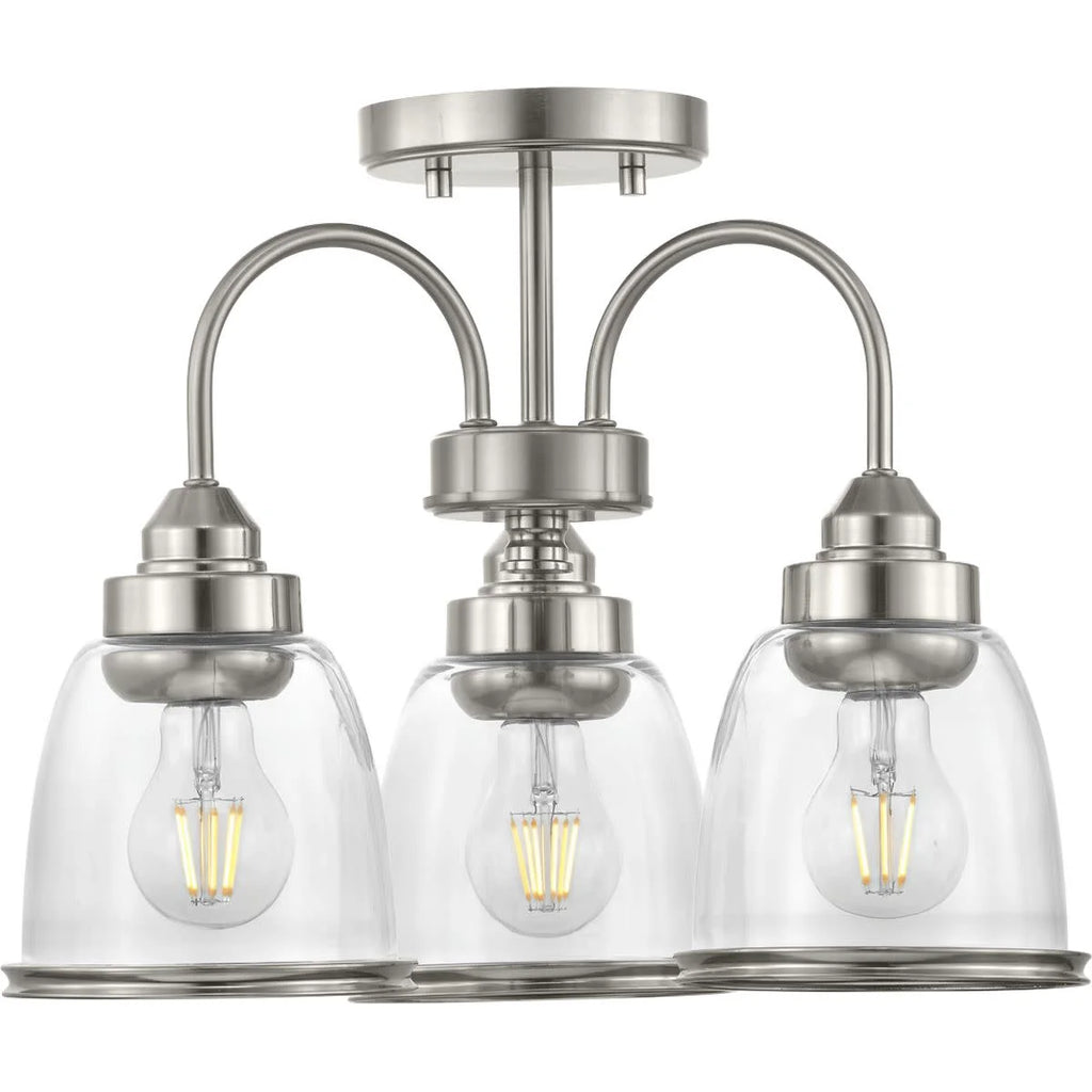 18" Three-Light Semi-Flush Convertible V132618