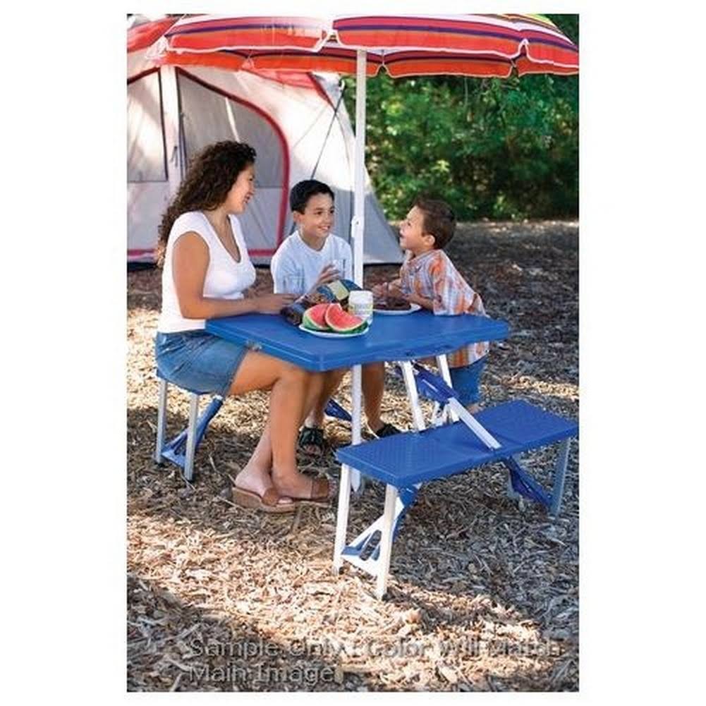 Black Folding Picnic Table S605485