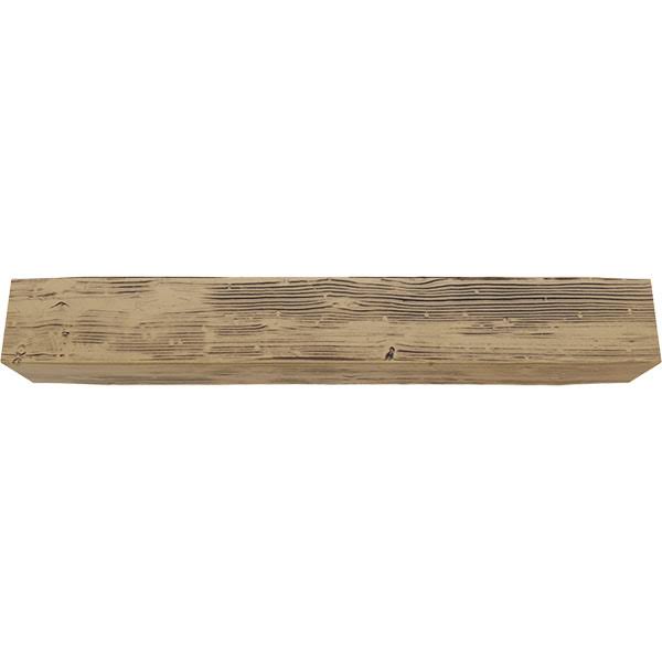 Sandblasted Faux Wood Fireplace Mantel W7924
