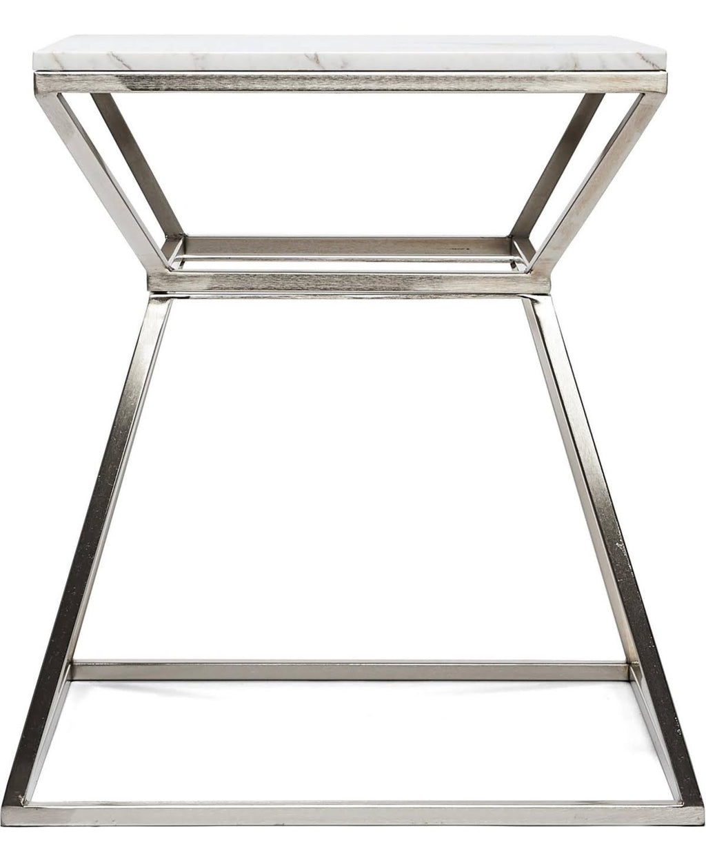 Silver Marble Side Table U3262