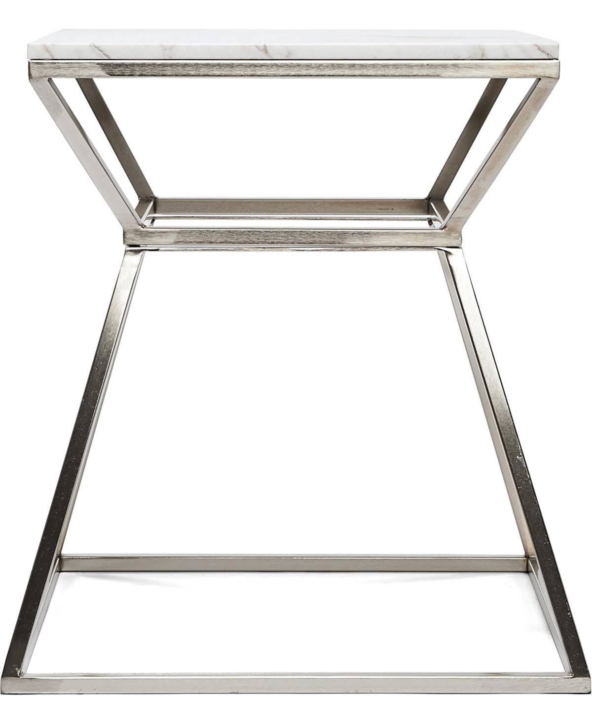 Silver Marble Side Table U3262