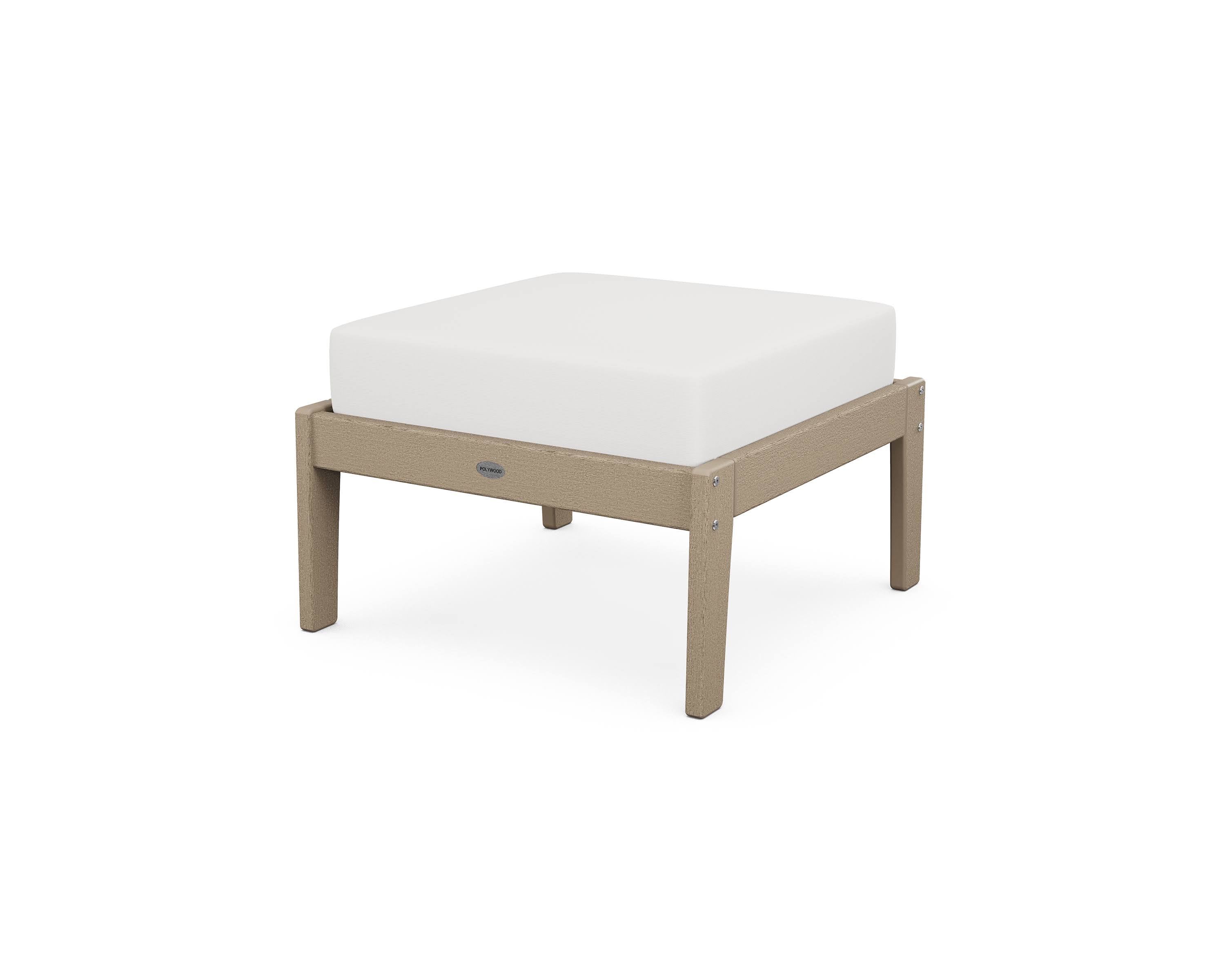 Vintage Sahara / Natural Linen Deep Seating Ottoman C99332