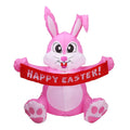 Inflatable LED Night Light Easter Bunny Decorations T7954