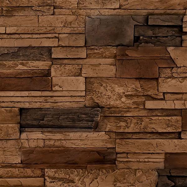 48x22W x 25x22H x 1 1/2x22D Faux Stone Siding Panel A91520