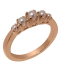14k Rose Gold Cultured Pearl Ring I95545