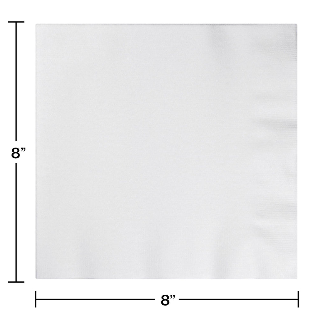 600 White Airlaid Catering Dinner Napkins W690
