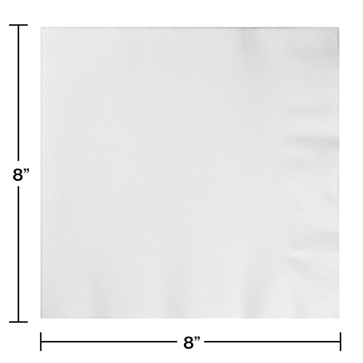 600 White Airlaid Catering Dinner Napkins W690
