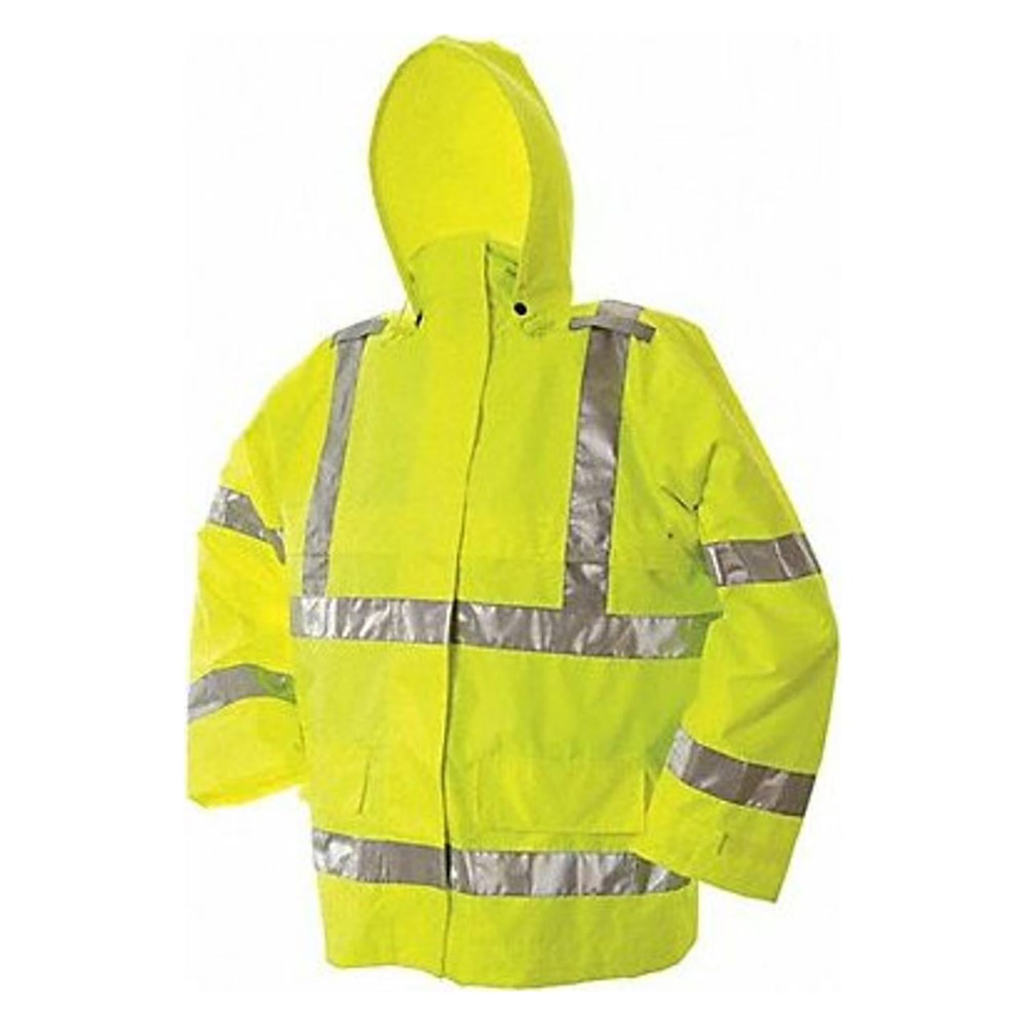 Yellow Green Class 3 Type R Rain Jacket H616