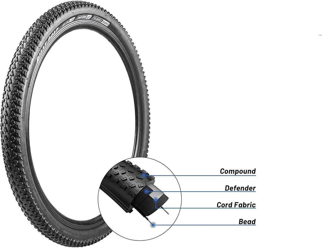 2 Pack Foldable Replacement Mountain Bike Tire 26 27.5 29x2.125 X33486