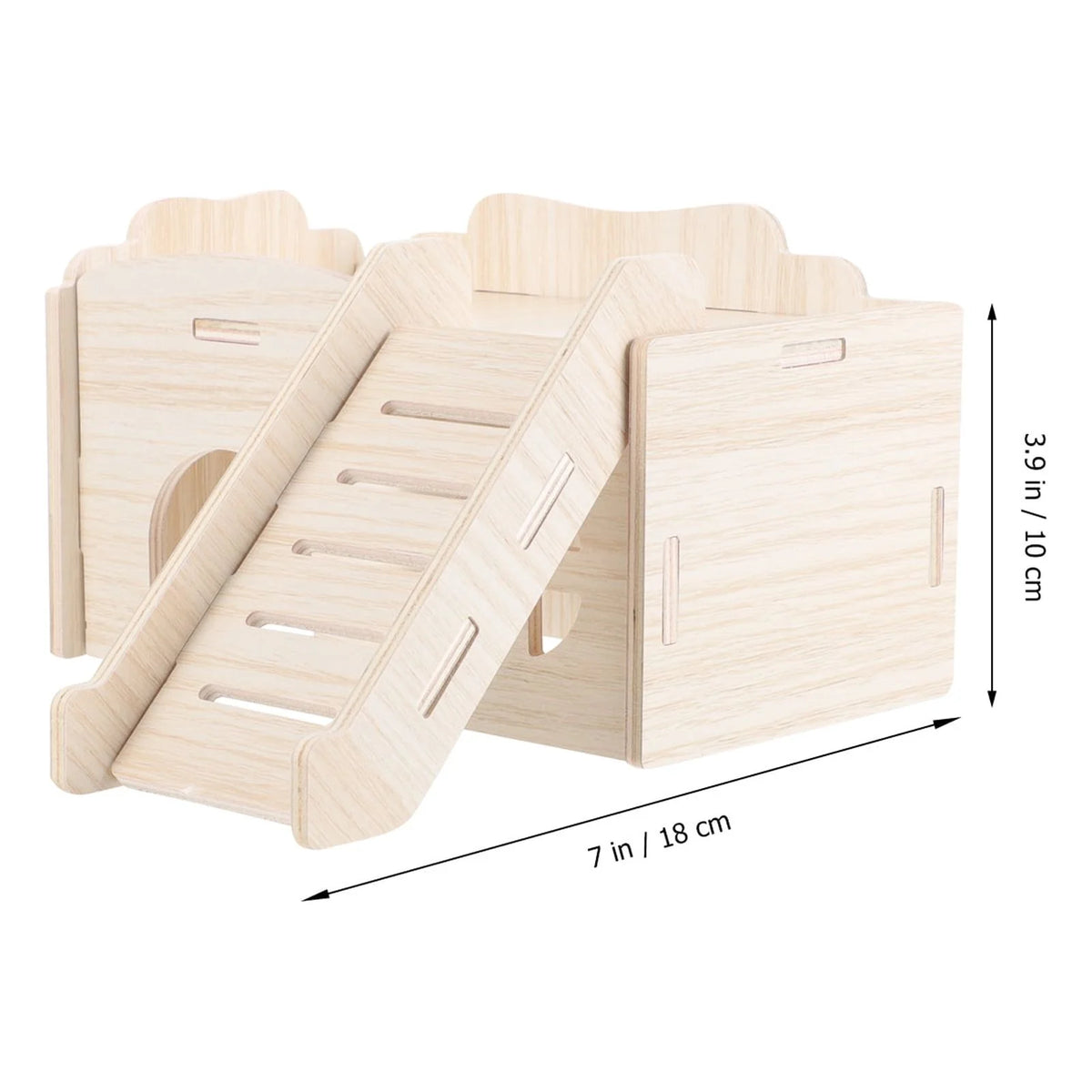 Solid Wood Hamster Hideout Cage O1432