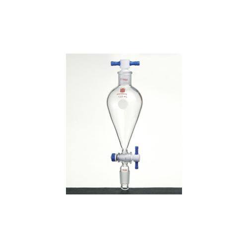Separatory Funnel, 125mL, 24/40 Joints, PTFE Stopcock J356