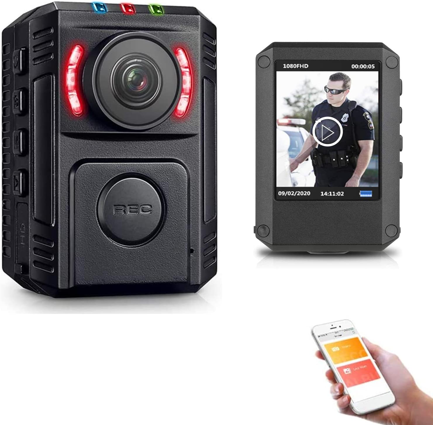 1080P Mini Body Camera with Night Vision Q801214