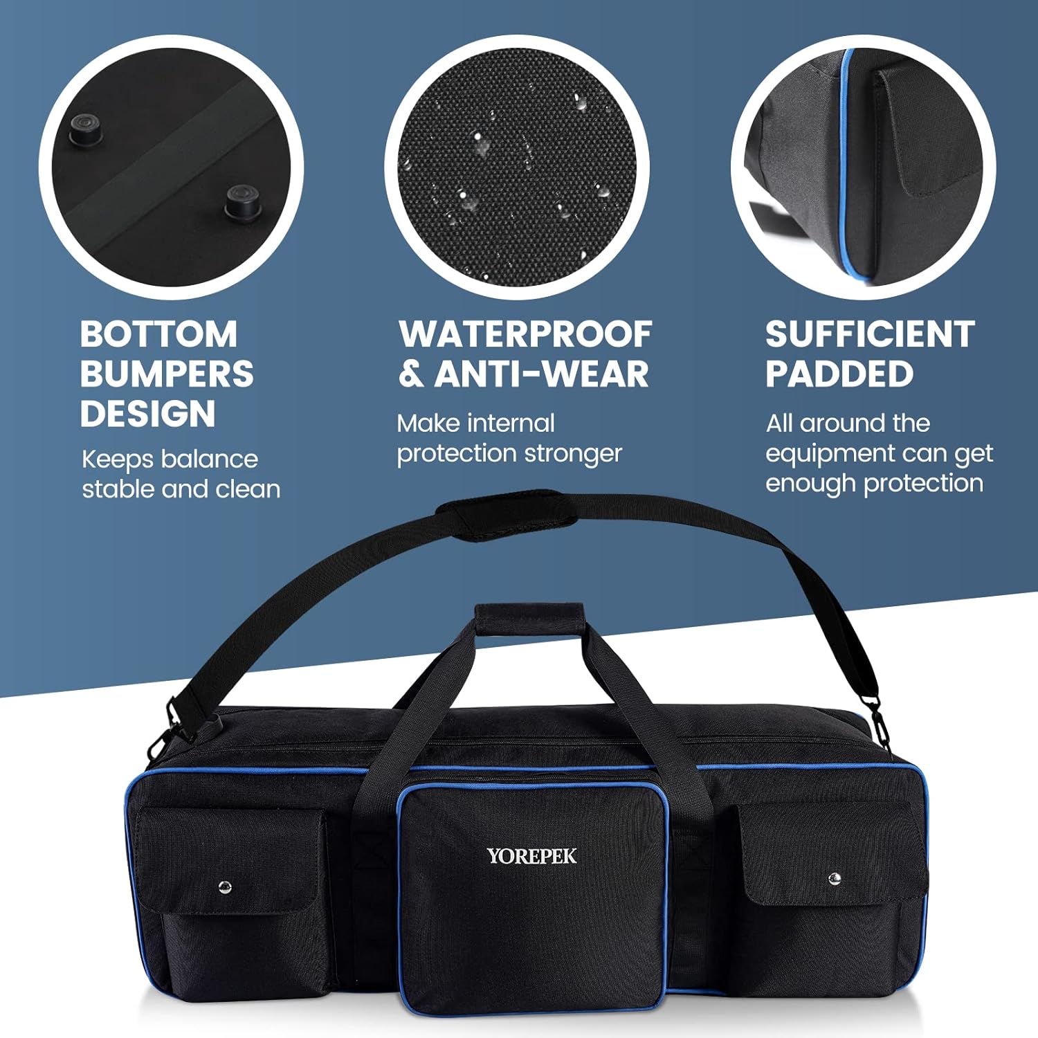 Tripod Carrying Case Bag with Strap Removable Padding N40358