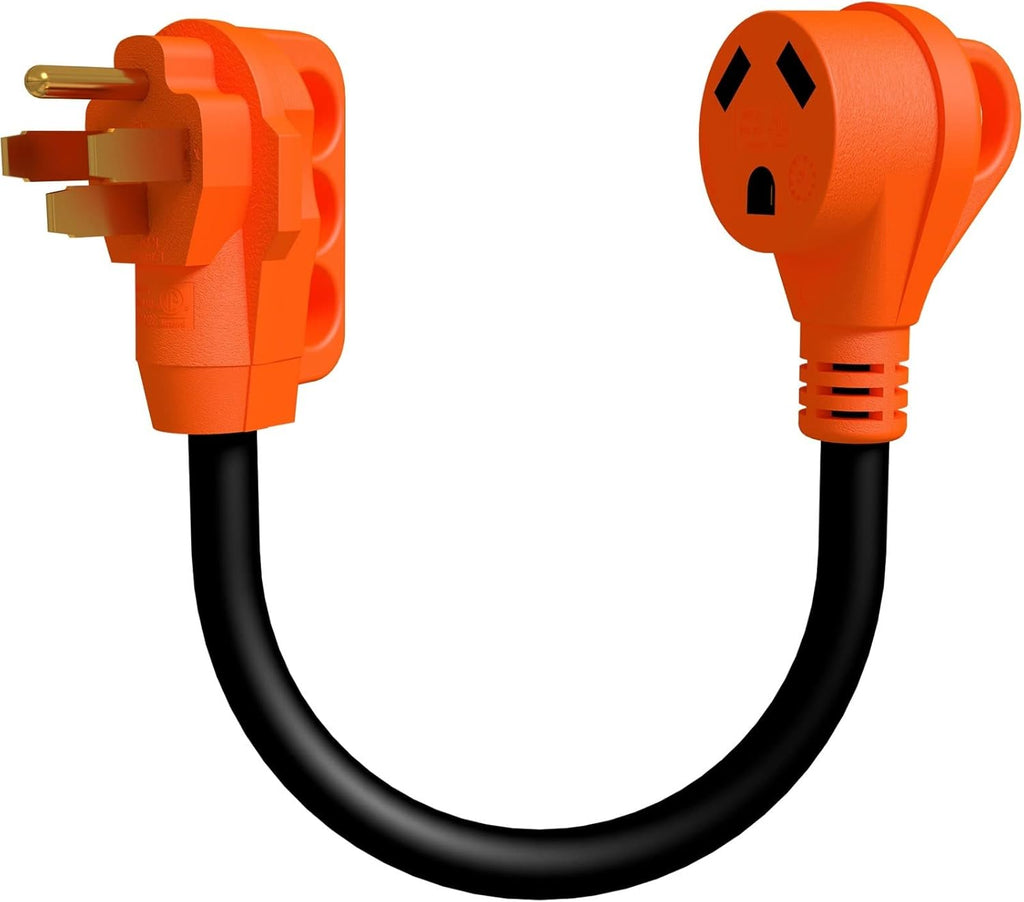 30 Amp to 50 Amp RV Adapter Cord 12 inch Twist Lock C2261