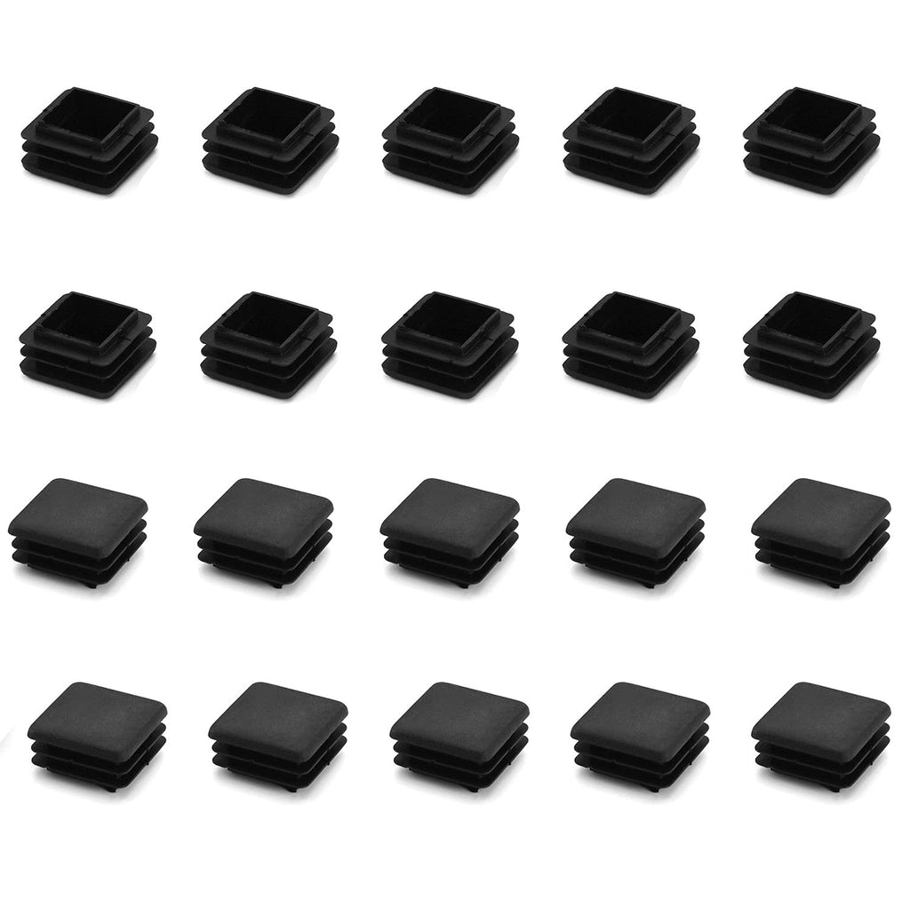10 PCS Black Plastic Plug End Cap E2964
