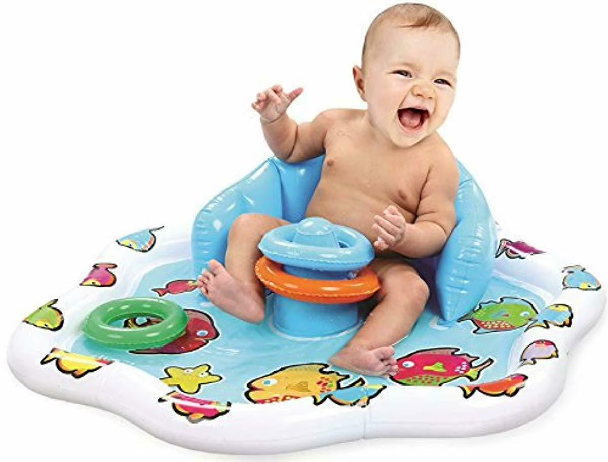 Inflatable Baby Play Mat with Stacking Rings H769