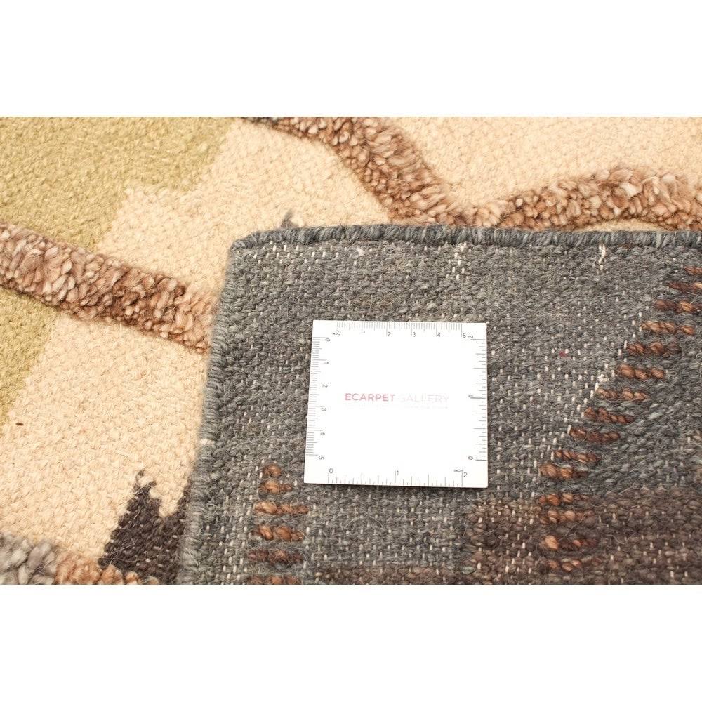 Ivory Wool Kilim Rug B176442