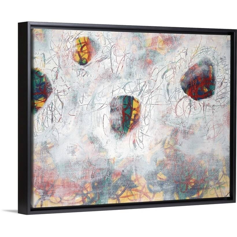 Black Float Frame Canvas Art S294307