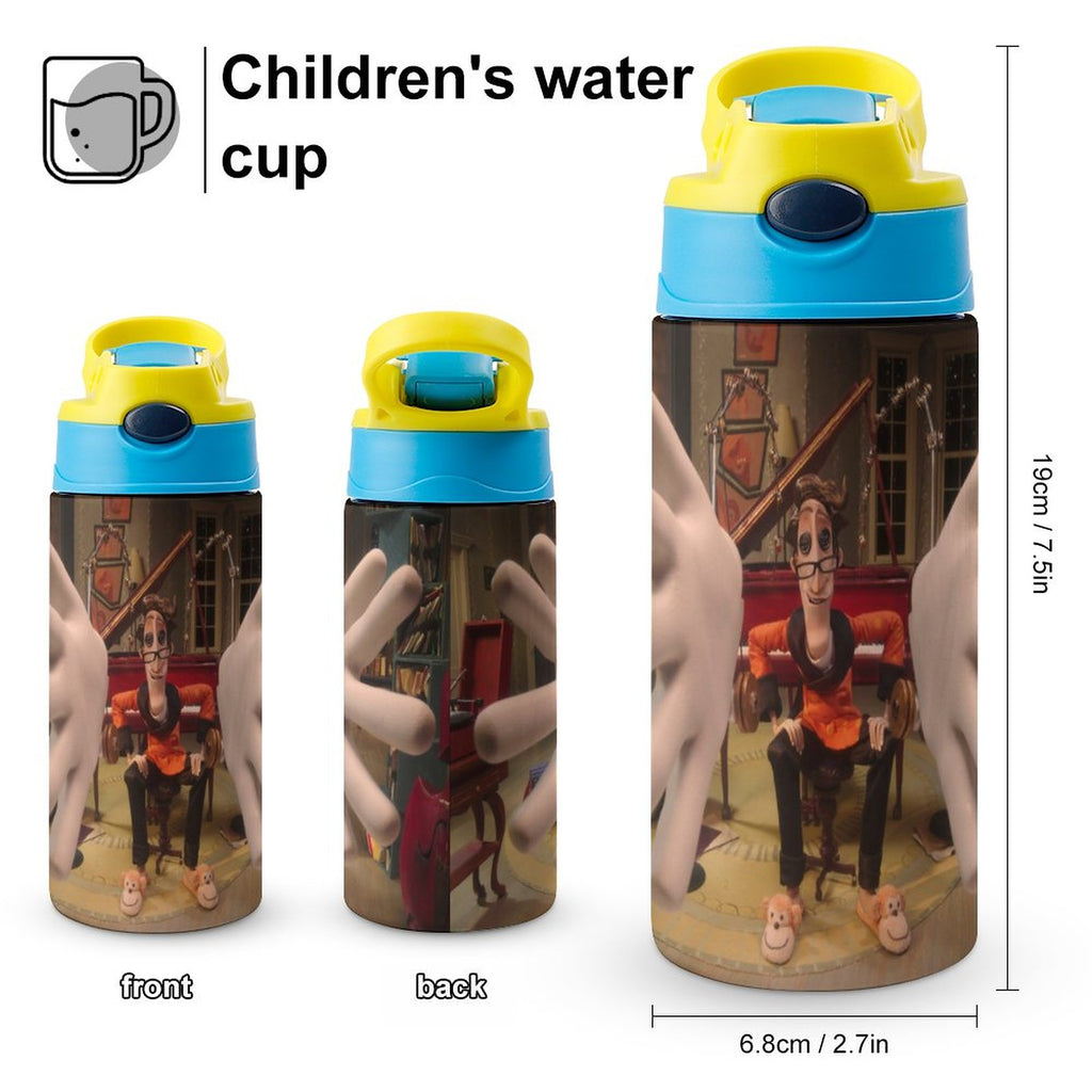 Insulated Stainless Steel Water Bottle with Straw M52345
