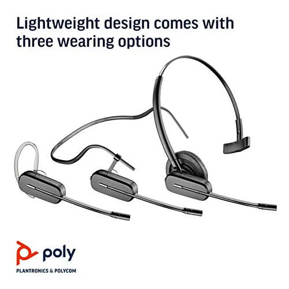 Wireless DECT Headset with Lifter, Single Ear, Noise Canceling Microphone Y15443