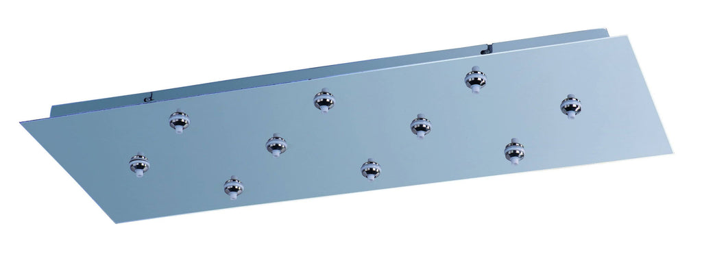 Polished Chrome LED 10 Light Canopy J806
