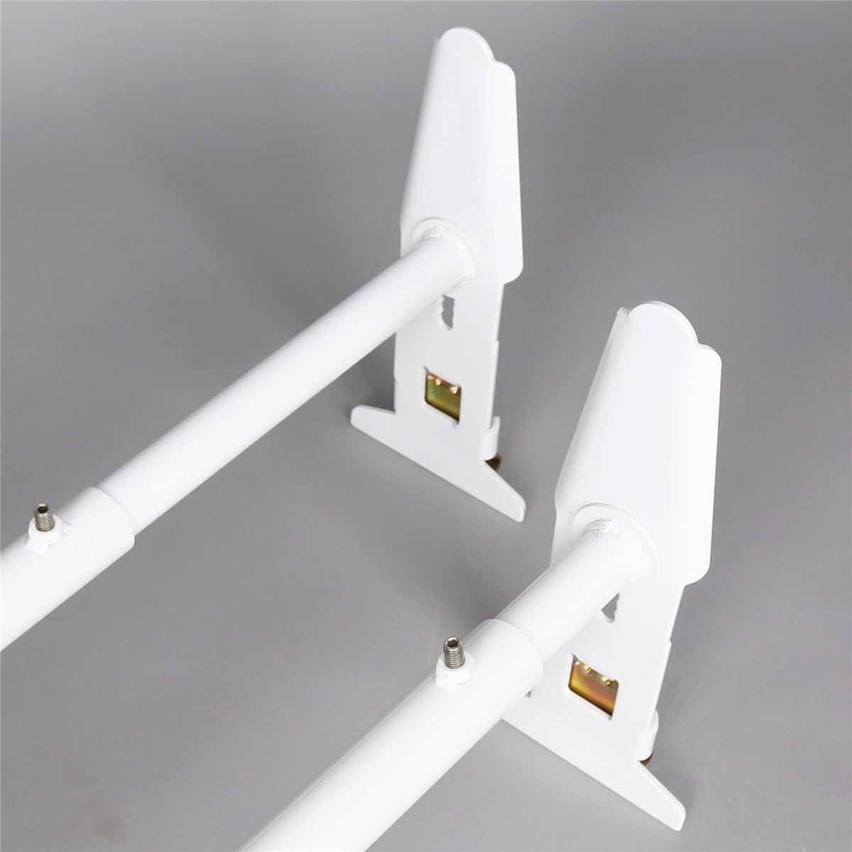 Adjustable Van Roof Ladder Rack Carrier 2 Cross Bars 47''-77'' 500lbs Pack of 2 L314998