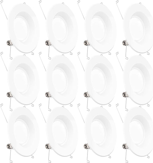 12 Pack 5/6 Inch LED Recessed Lighting Retrofit Conversion Kit F282