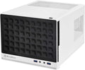 White & Black Mini-ITX Computer Case with Mesh Front Panel R7617