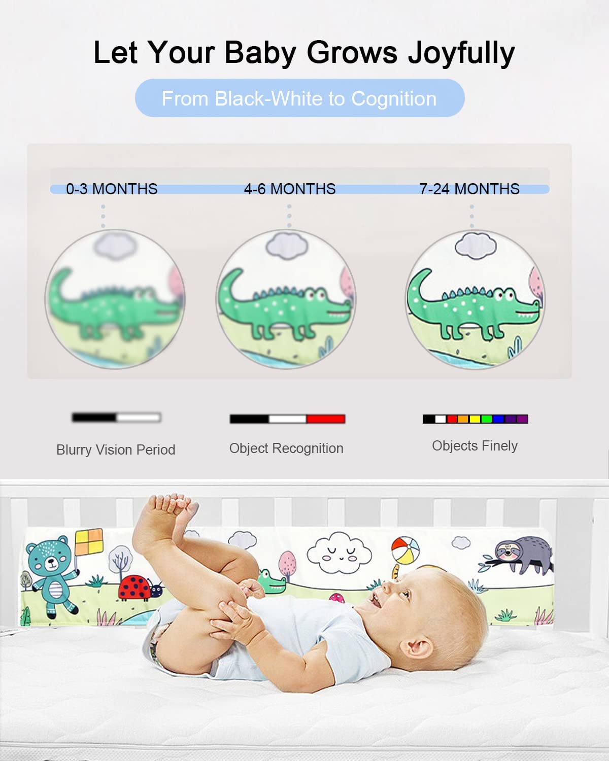 Soft Book Cloth Book High Contrast Baby Book Educational Learning Toy Y205111