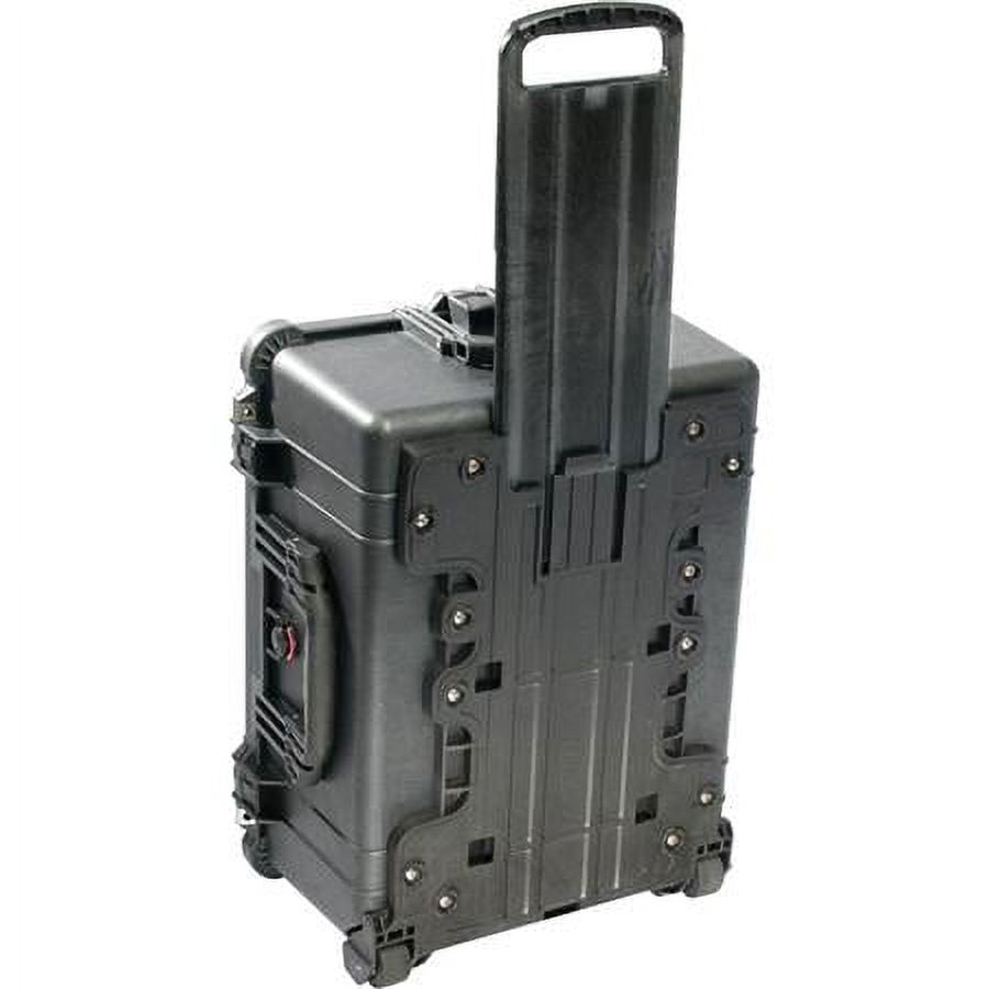 Watertight Hard Case with Cubed Foam & Wheels - Black E7335