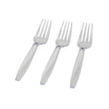 Clear Extra Heavy Duty Full Size Plastic Forks V157