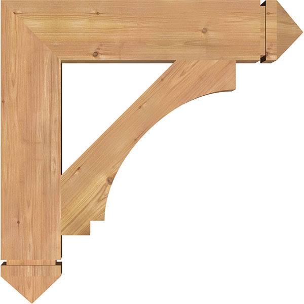 5 1/2x22W x 28x22D x 28x22H Western Red Cedar Bracket I333152