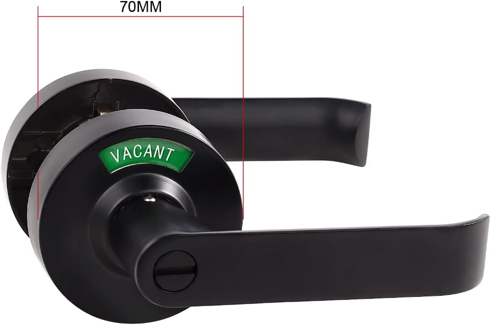 Bathroom Privacy Lever Lock with Large Indicator N1921