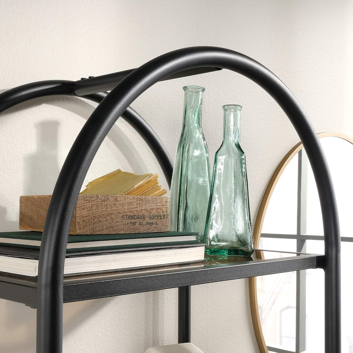 Black Open Shelving Z1566