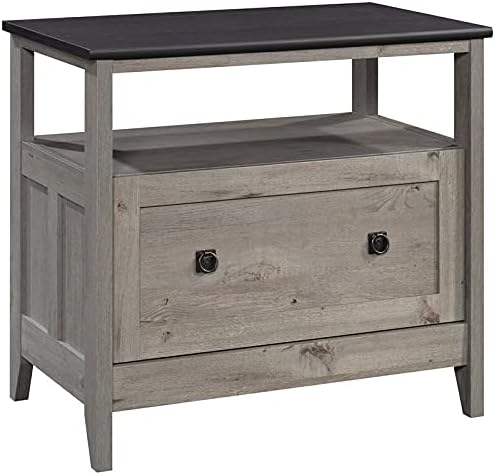 1 Drawer Wooden Lateral File Cabinet in Mystic Oak Y1726