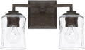 3-Light Iced Glass Bath Vanity Wall Mount Q865