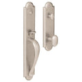 Satin Nickel Single Cylinder Handleset Oval Knob L890