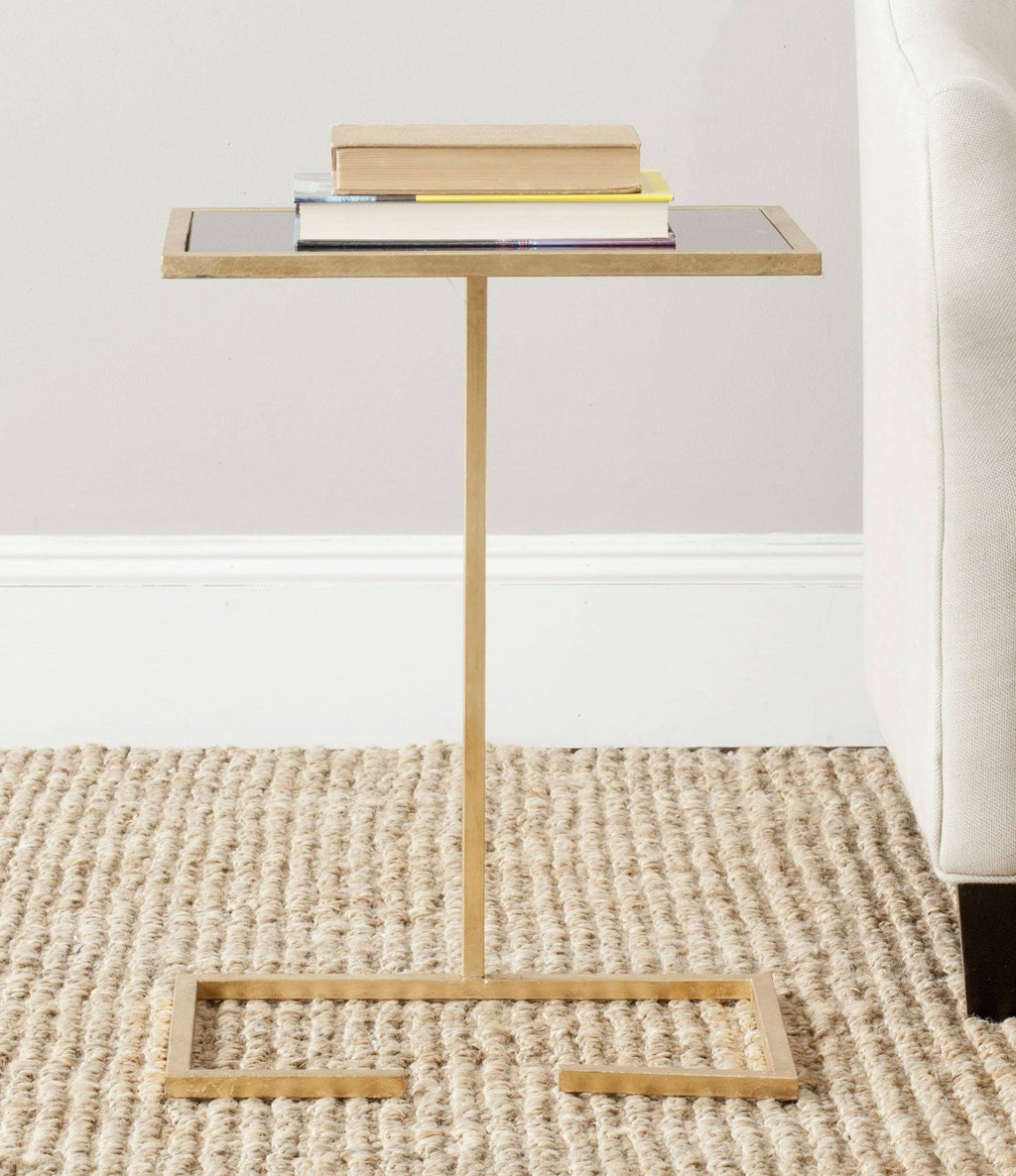 Gold/Black Accent Table D4821