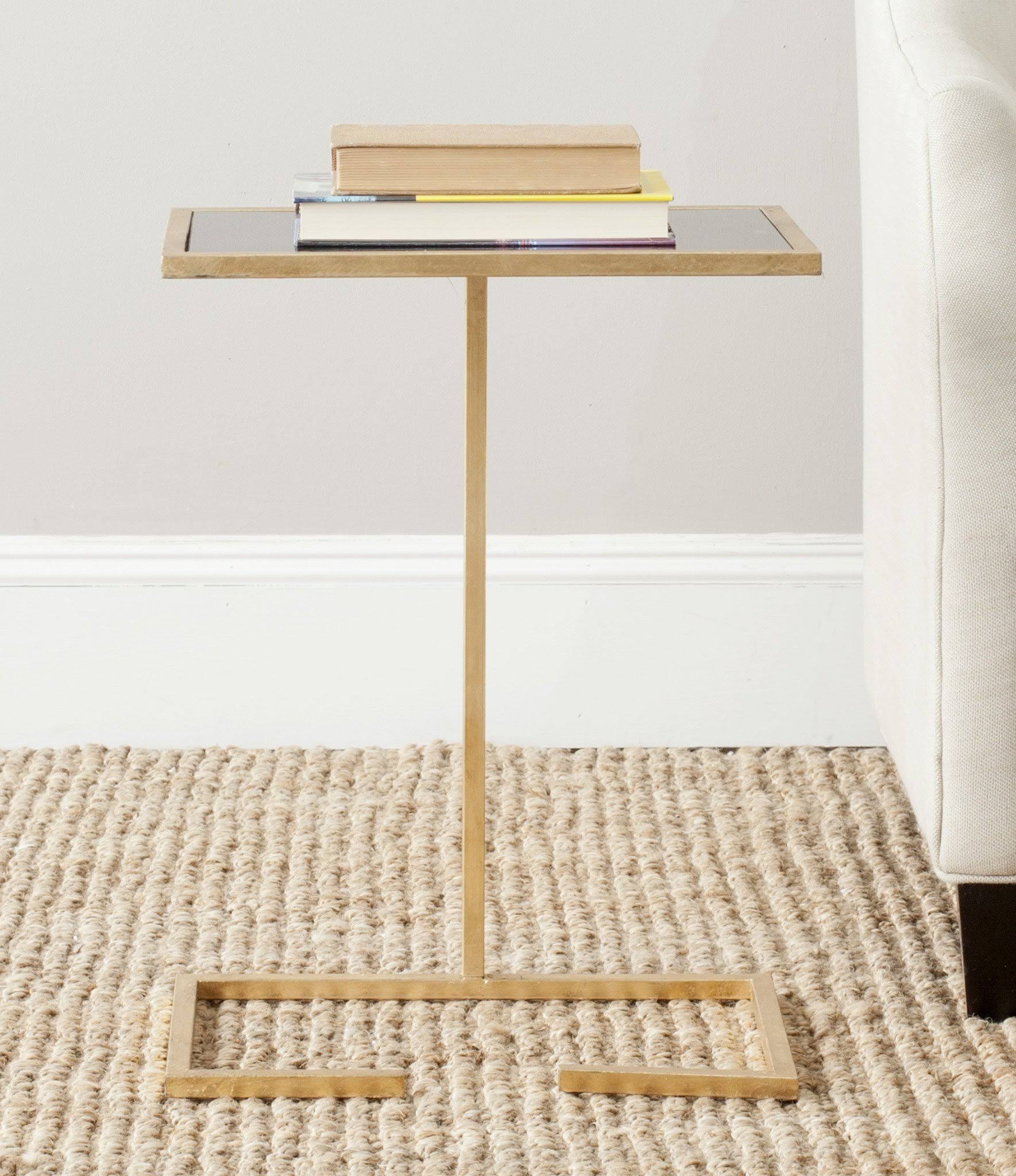 Gold/Black Accent Table D4821